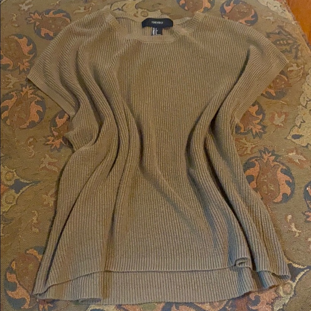 Olive green sweater shirt